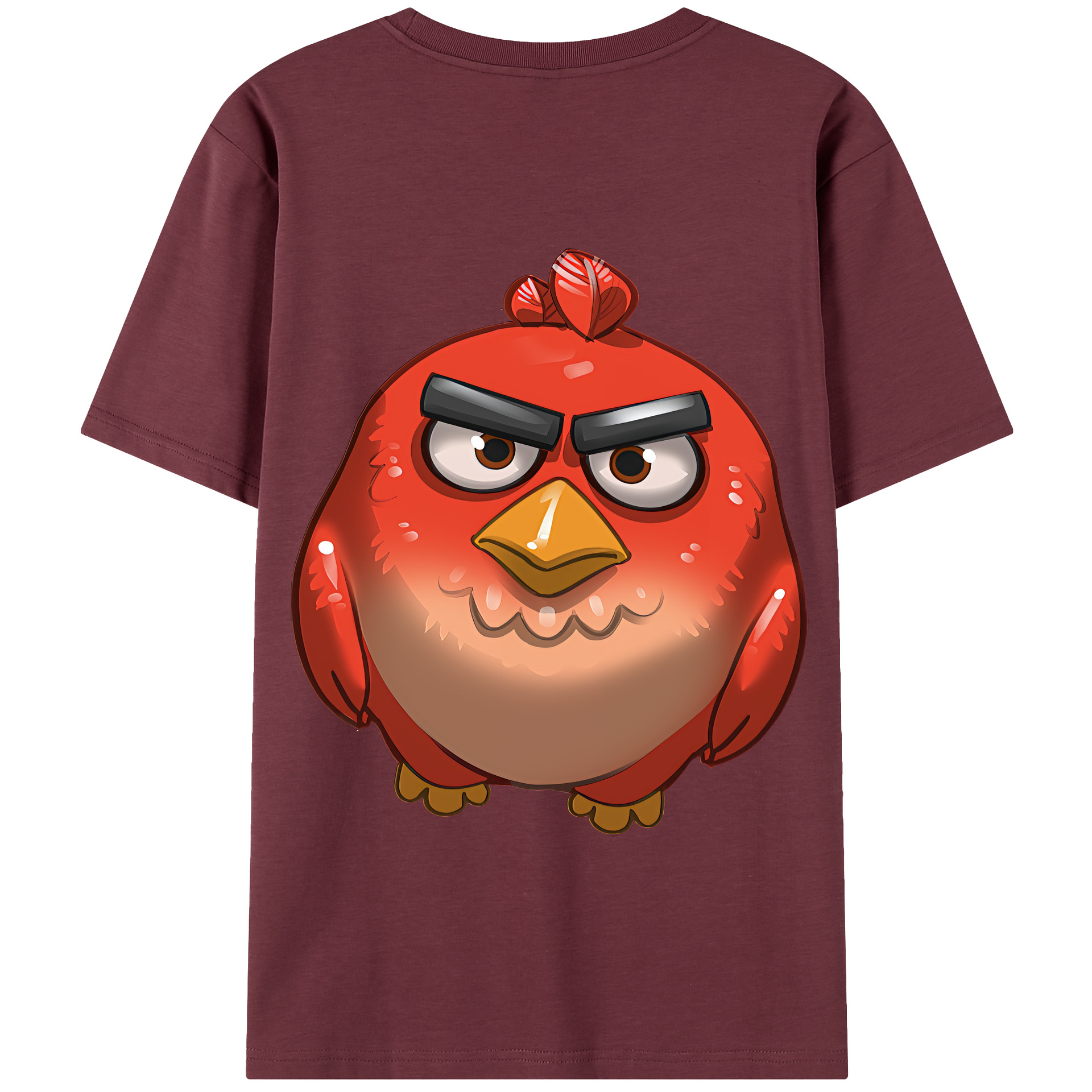 （画像用） Angry Birds アングリーバード 綿100％半袖Tシャツ（背面プリント）
